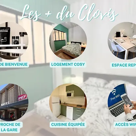 Dalikyda - Le Clovis - Center - Free Parking Apartment Le Havre